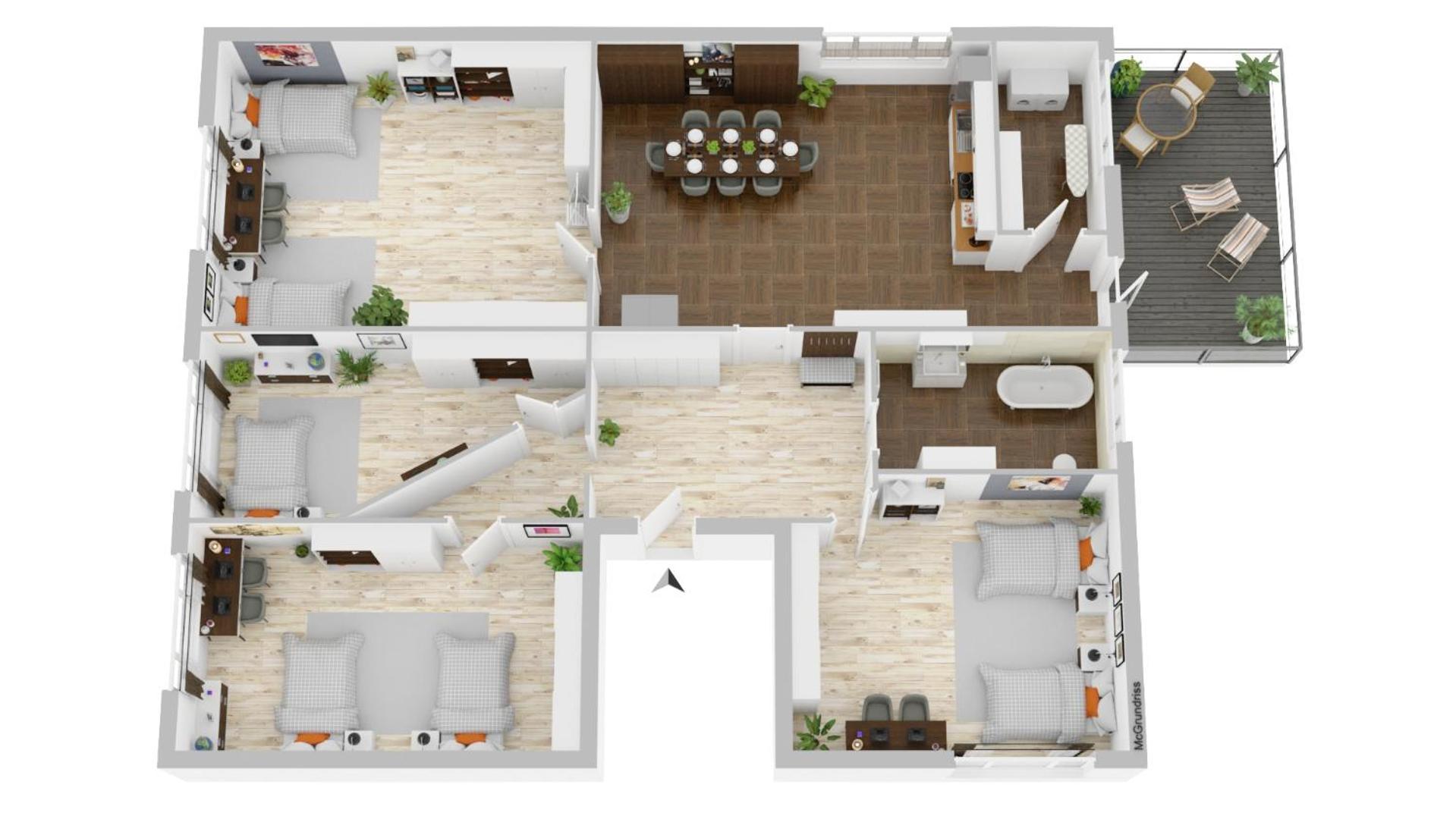 -Cs24- 4 Rooms Apartment With Rooftop - Ka02 Изерлон Экстерьер фото